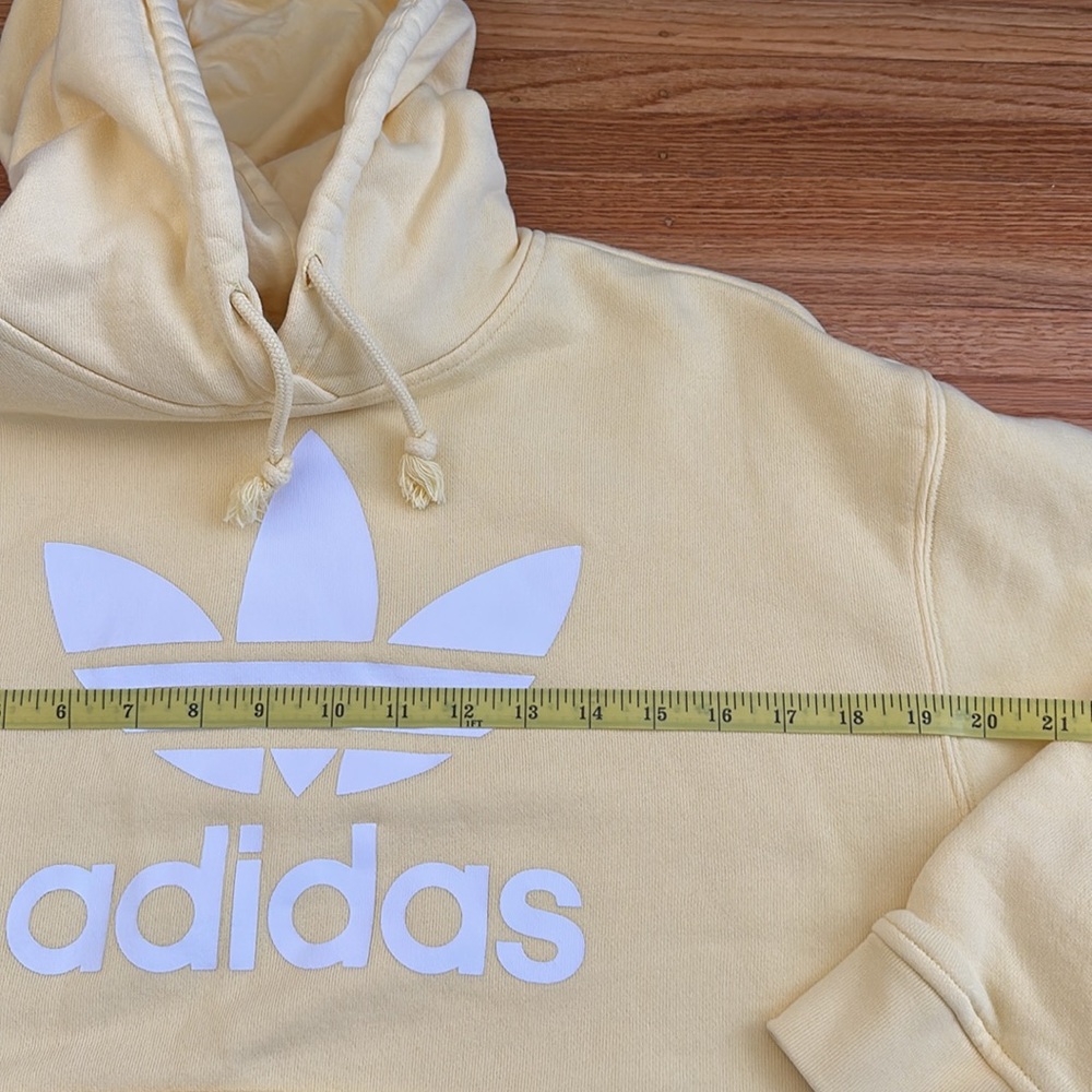 Adidas Womens Yellow Hoodie Small - Picture 4 of 5